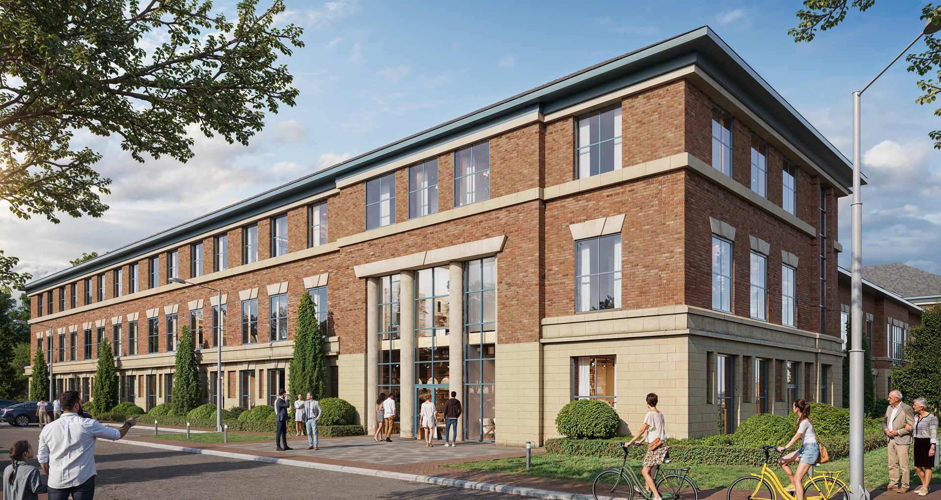 Prosperity wealths lakeside view from outside